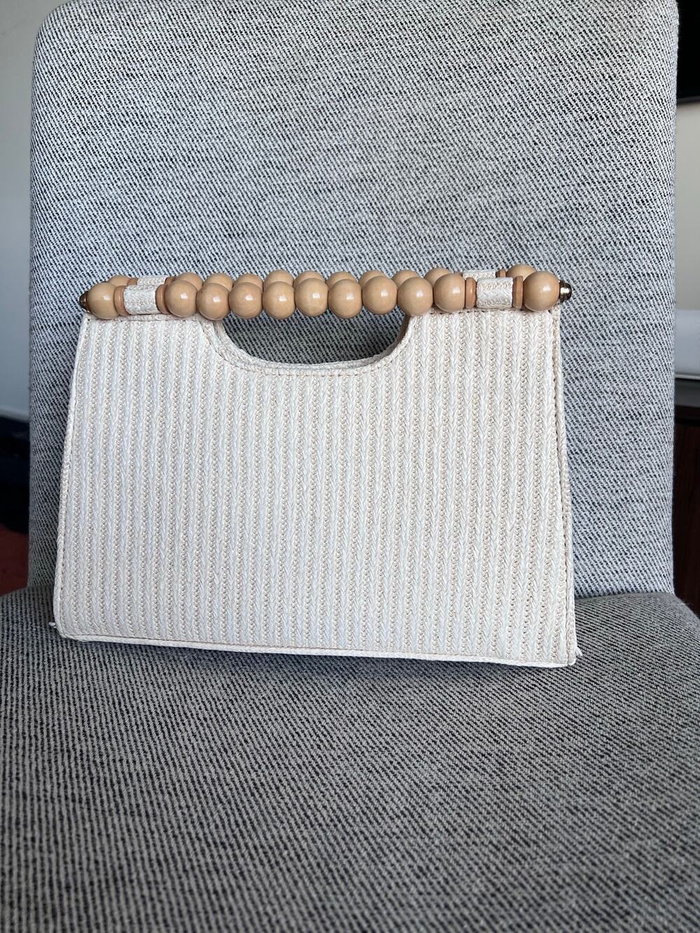 Vintage Unbranded Cream Clutch